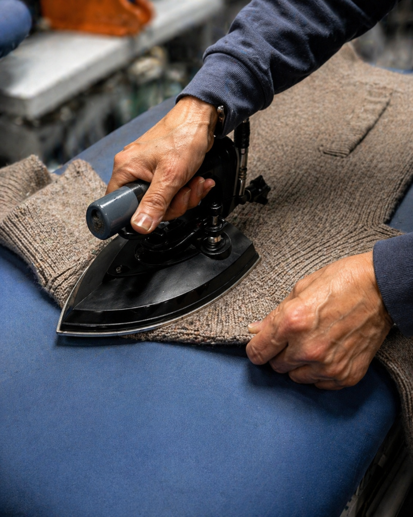 세탁 작업 현장